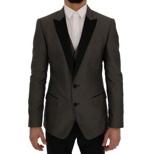 Dolce & Gabbana Multicolor Two Button Single Breasted Blazer